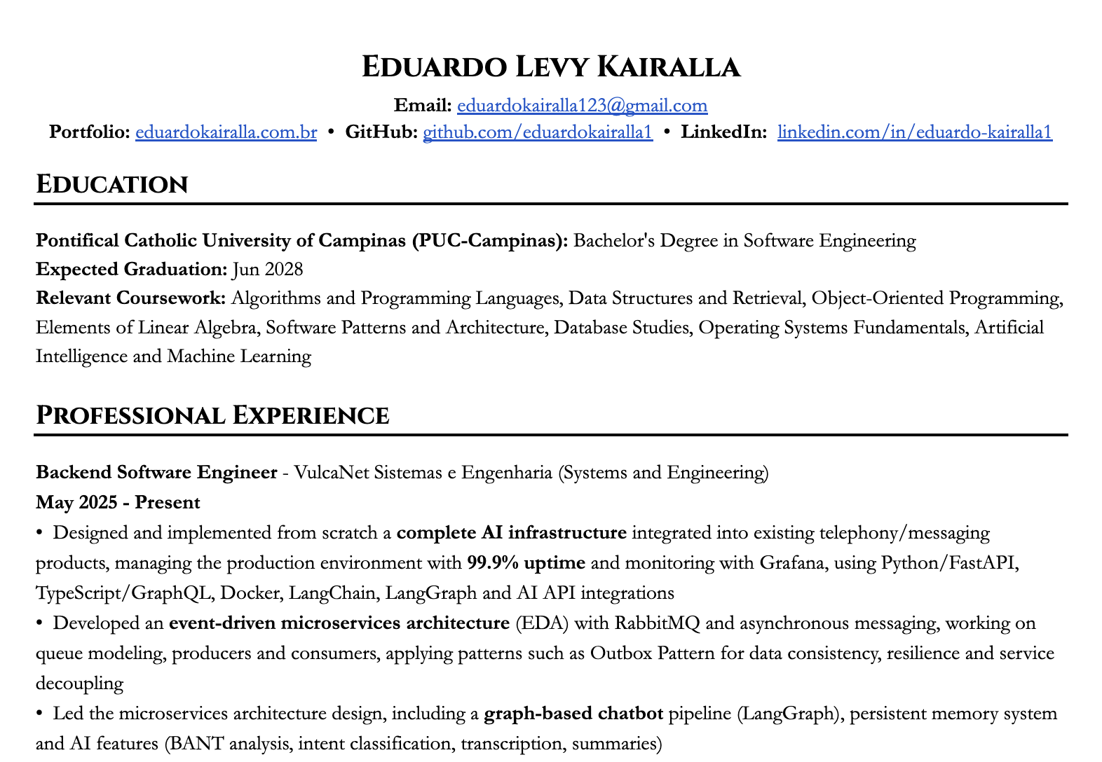 Full Resume